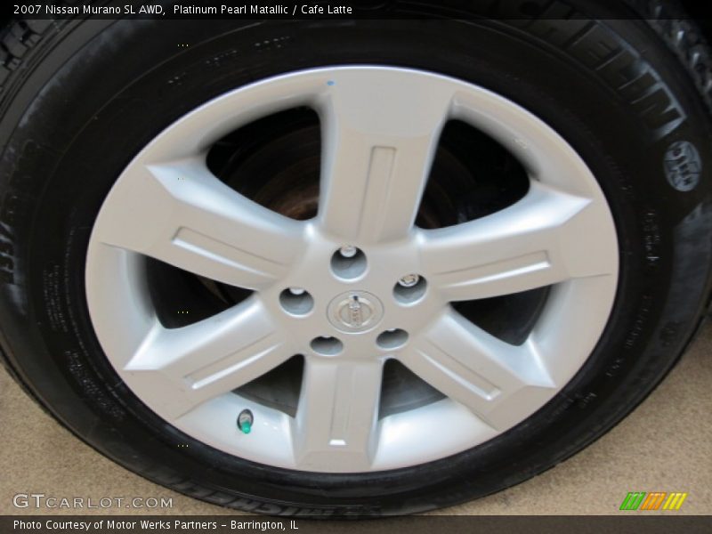 Platinum Pearl Matallic / Cafe Latte 2007 Nissan Murano SL AWD