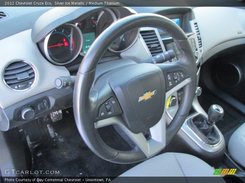 Silver Ice Metallic / Medium Titanium 2012 Chevrolet Cruze Eco