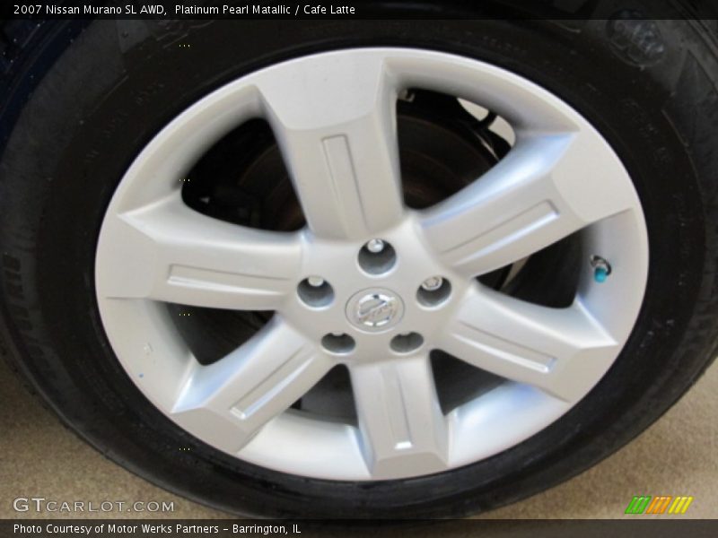 Platinum Pearl Matallic / Cafe Latte 2007 Nissan Murano SL AWD