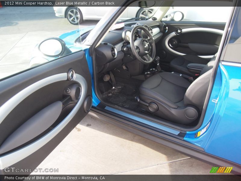 Laser Blue Metallic / Carbon Black 2012 Mini Cooper Hardtop