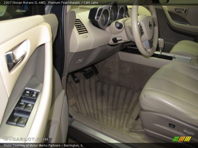 Platinum Pearl Matallic / Cafe Latte 2007 Nissan Murano SL AWD