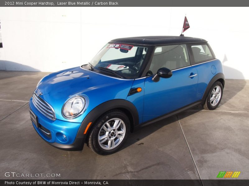 Laser Blue Metallic / Carbon Black 2012 Mini Cooper Hardtop