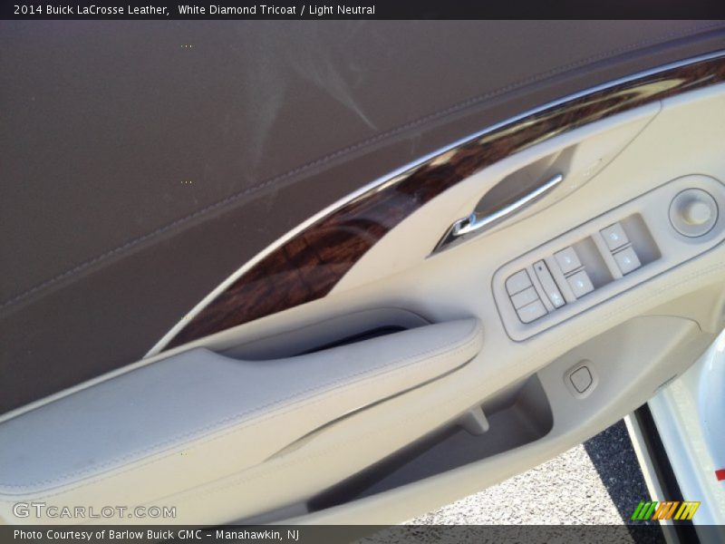 White Diamond Tricoat / Light Neutral 2014 Buick LaCrosse Leather