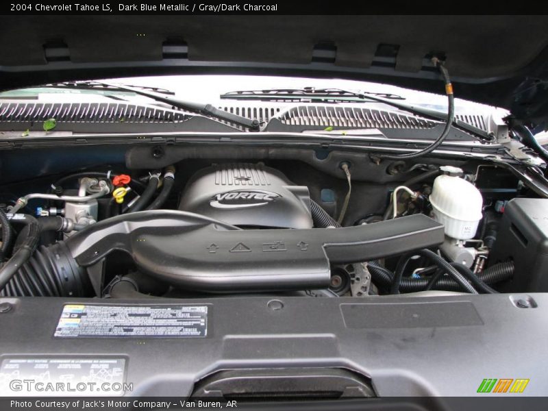 Dark Blue Metallic / Gray/Dark Charcoal 2004 Chevrolet Tahoe LS