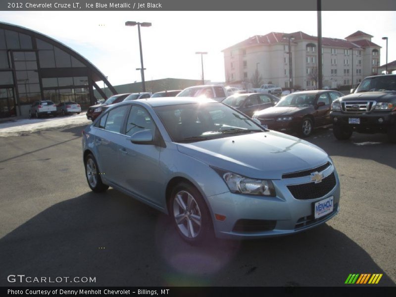 Ice Blue Metallic / Jet Black 2012 Chevrolet Cruze LT