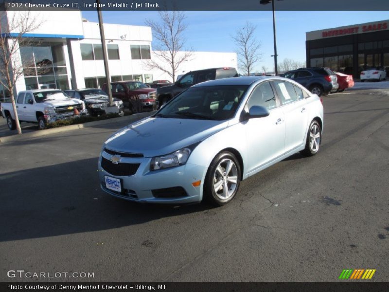 Ice Blue Metallic / Jet Black 2012 Chevrolet Cruze LT