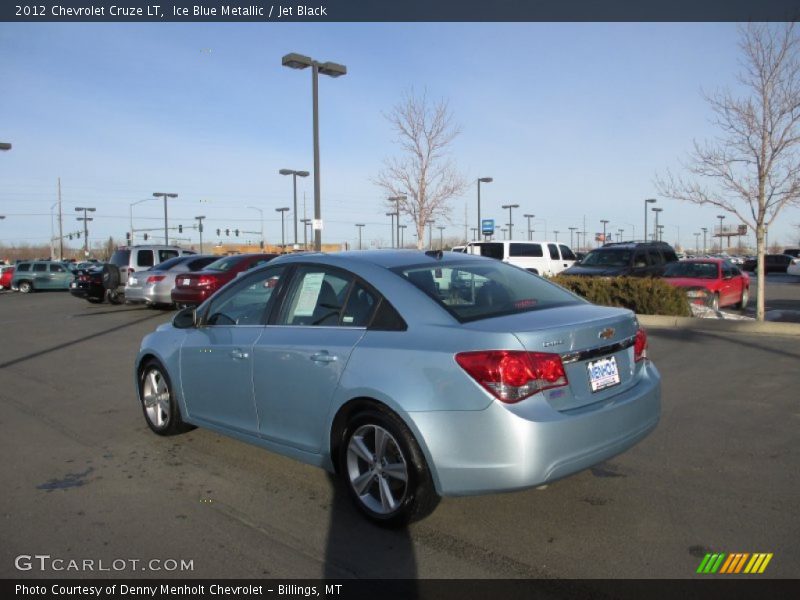 Ice Blue Metallic / Jet Black 2012 Chevrolet Cruze LT
