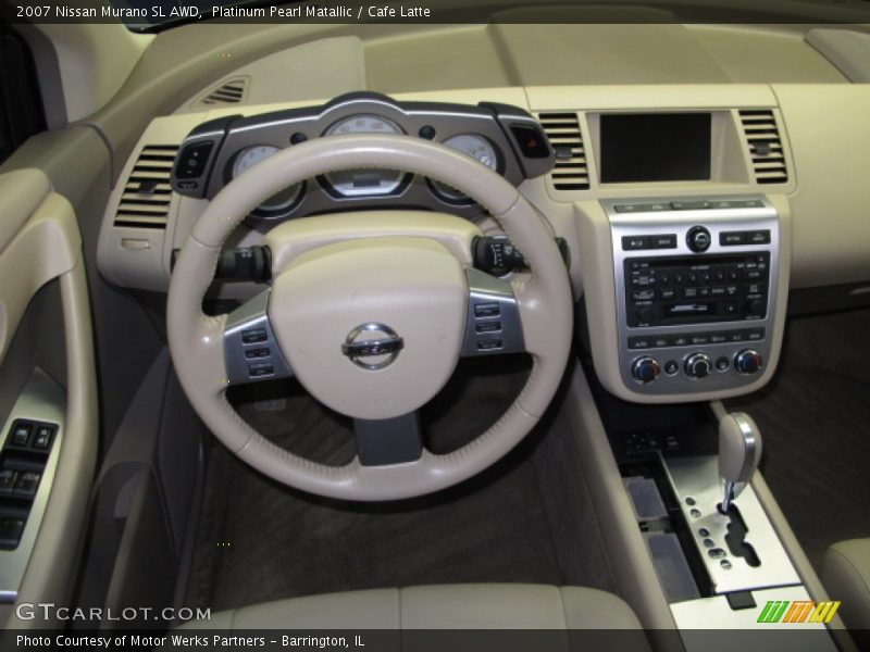 Platinum Pearl Matallic / Cafe Latte 2007 Nissan Murano SL AWD