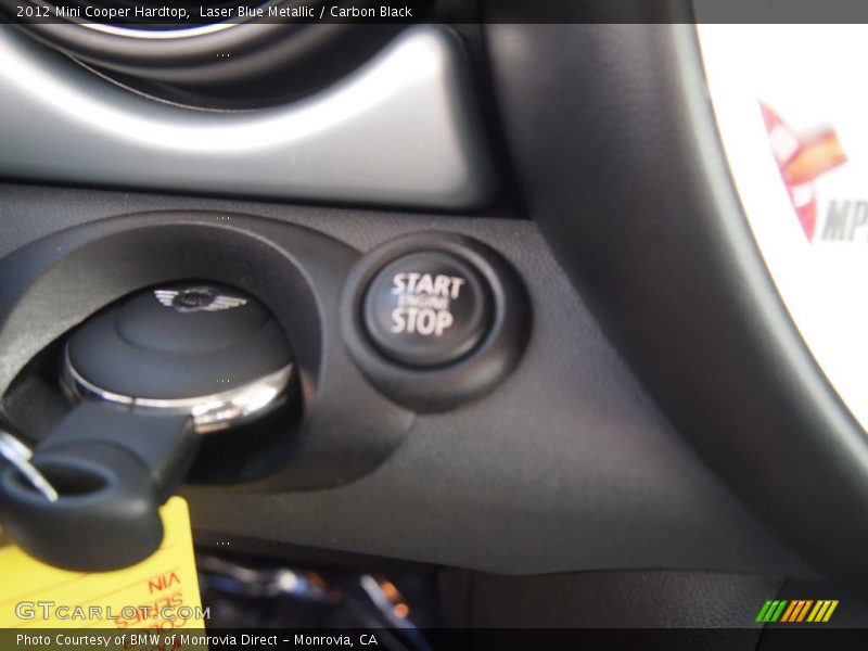 Laser Blue Metallic / Carbon Black 2012 Mini Cooper Hardtop