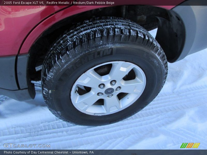 Redfire Metallic / Medium/Dark Pebble Beige 2005 Ford Escape XLT V6