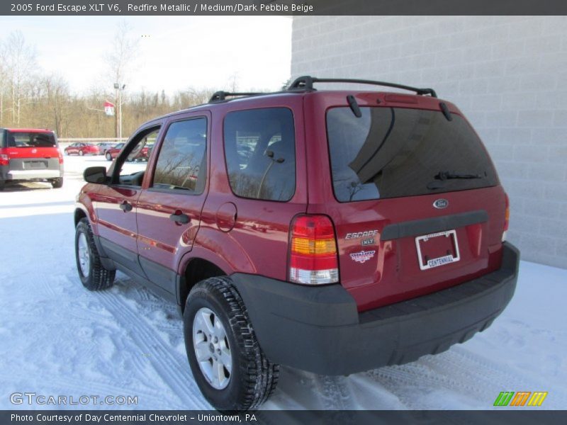 Redfire Metallic / Medium/Dark Pebble Beige 2005 Ford Escape XLT V6