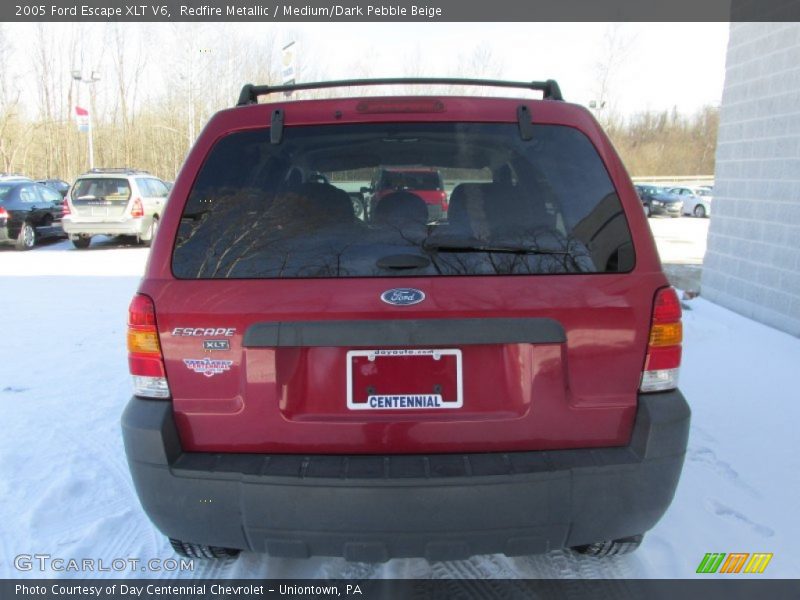 Redfire Metallic / Medium/Dark Pebble Beige 2005 Ford Escape XLT V6