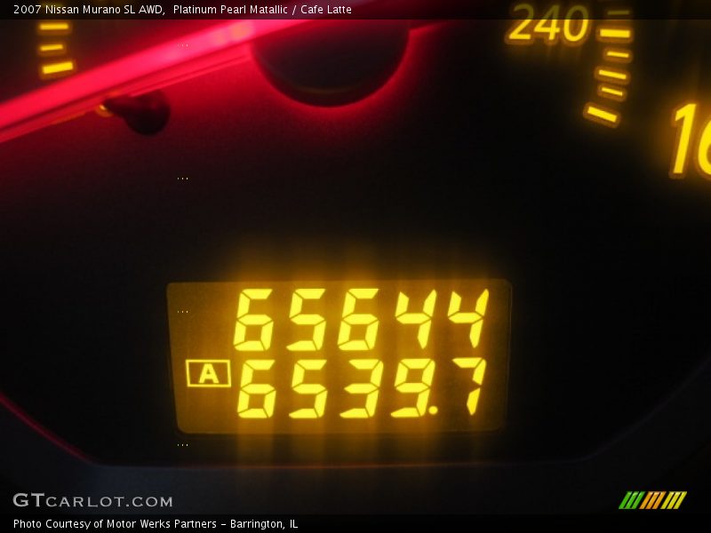 Platinum Pearl Matallic / Cafe Latte 2007 Nissan Murano SL AWD