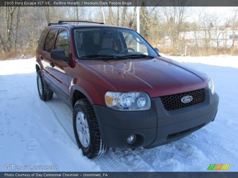 Redfire Metallic / Medium/Dark Pebble Beige 2005 Ford Escape XLT V6
