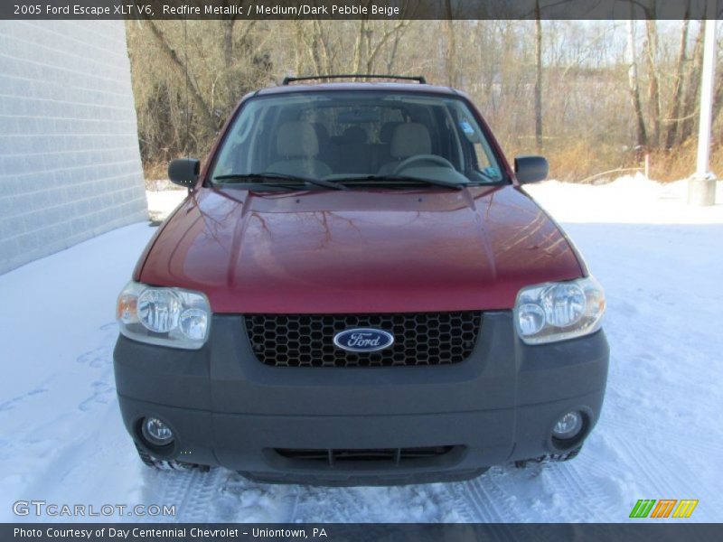 Redfire Metallic / Medium/Dark Pebble Beige 2005 Ford Escape XLT V6