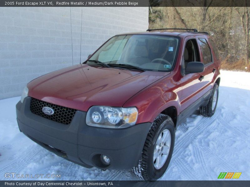 Redfire Metallic / Medium/Dark Pebble Beige 2005 Ford Escape XLT V6