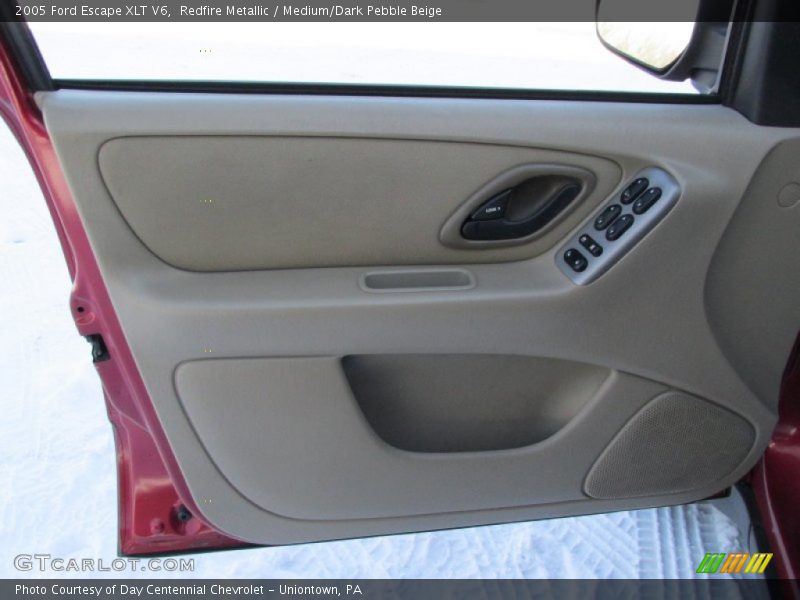 Redfire Metallic / Medium/Dark Pebble Beige 2005 Ford Escape XLT V6