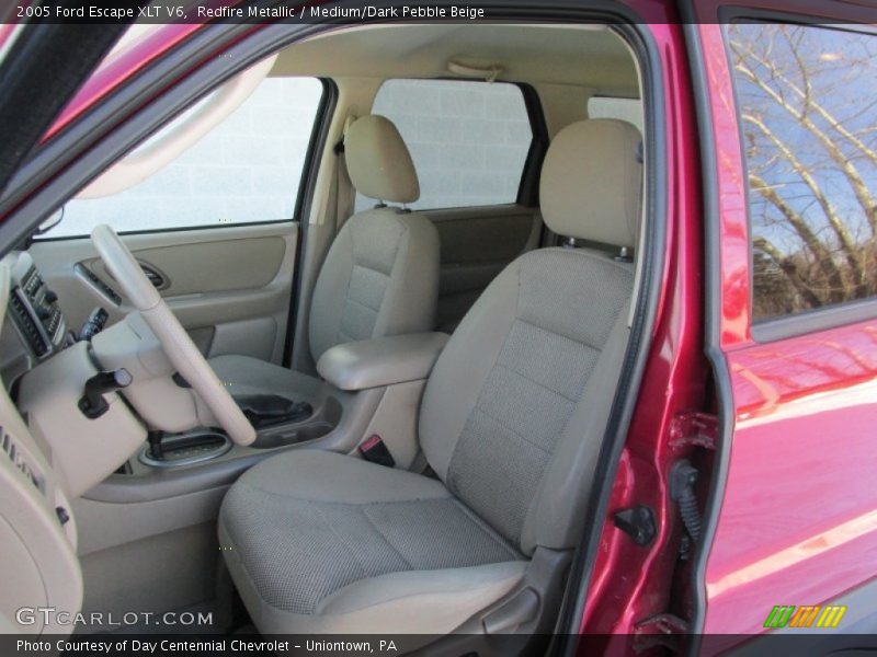 Redfire Metallic / Medium/Dark Pebble Beige 2005 Ford Escape XLT V6