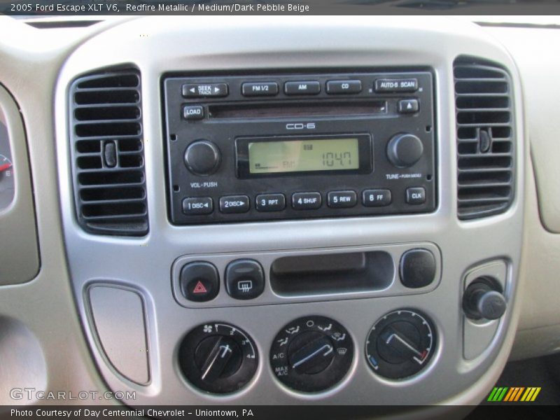 Redfire Metallic / Medium/Dark Pebble Beige 2005 Ford Escape XLT V6