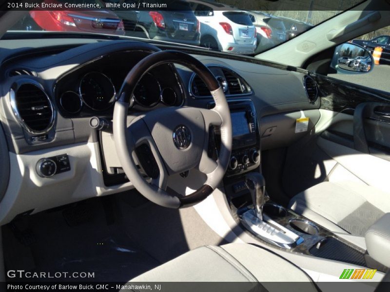 White Opal / Titanium 2014 Buick Enclave Convenience