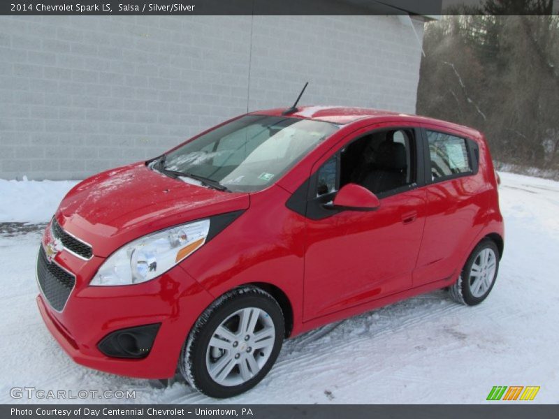 Salsa / Silver/Silver 2014 Chevrolet Spark LS