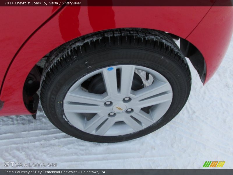 Salsa / Silver/Silver 2014 Chevrolet Spark LS
