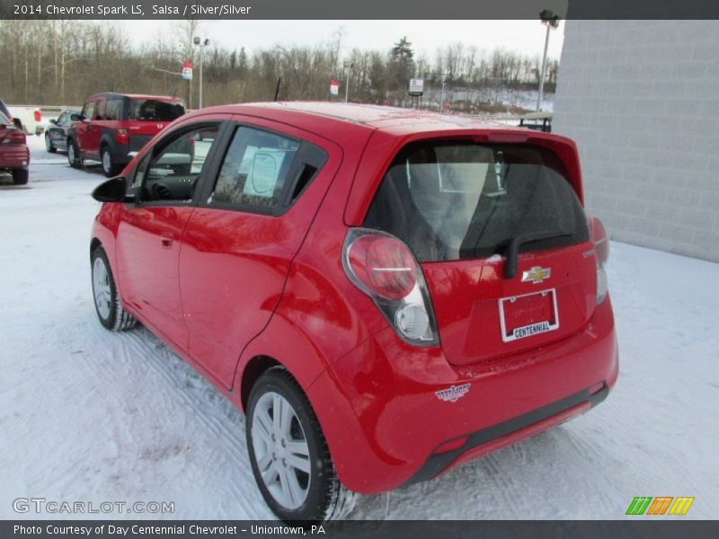 Salsa / Silver/Silver 2014 Chevrolet Spark LS