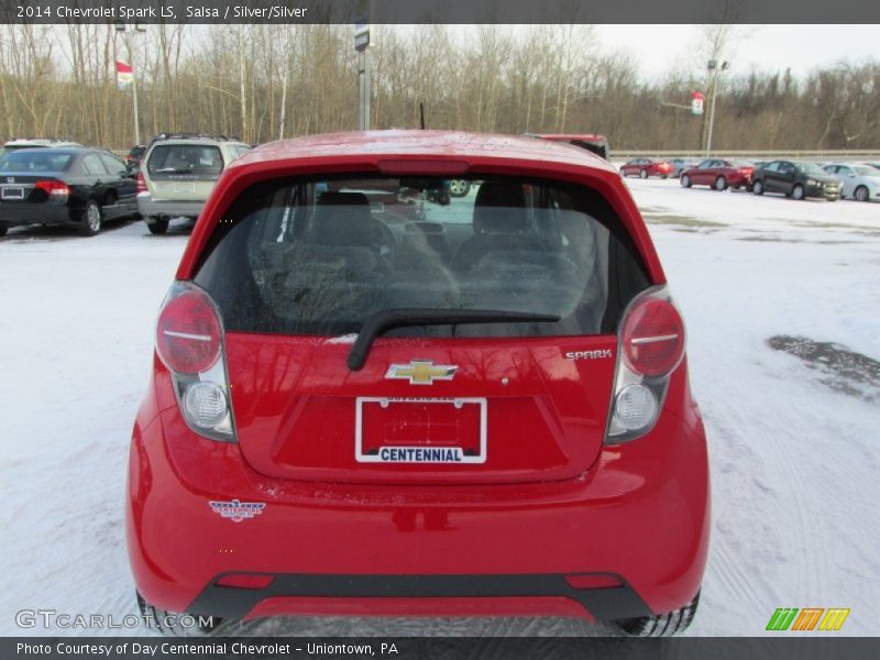 Salsa / Silver/Silver 2014 Chevrolet Spark LS