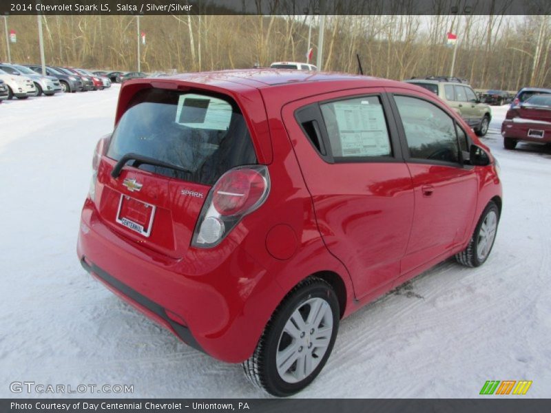 Salsa / Silver/Silver 2014 Chevrolet Spark LS
