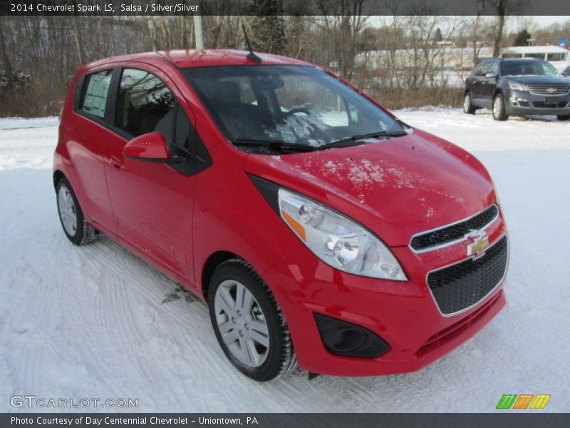 Salsa / Silver/Silver 2014 Chevrolet Spark LS