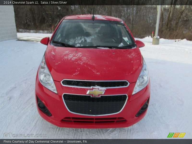 Salsa / Silver/Silver 2014 Chevrolet Spark LS