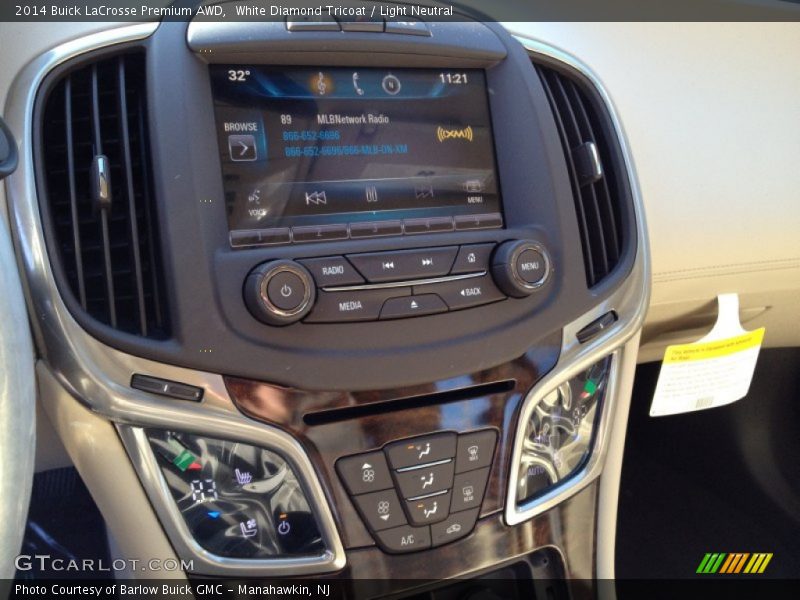 White Diamond Tricoat / Light Neutral 2014 Buick LaCrosse Premium AWD