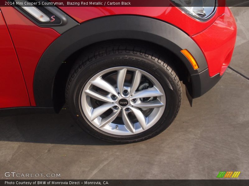 Blazing Red Metallic / Carbon Black 2014 Mini Cooper S Countryman
