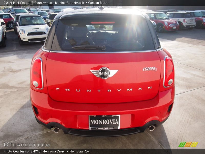 Blazing Red Metallic / Carbon Black 2014 Mini Cooper S Countryman