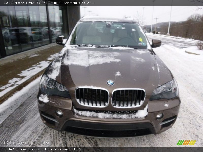 Sparkling Bronze Metallic / Oyster 2011 BMW X5 xDrive 35i