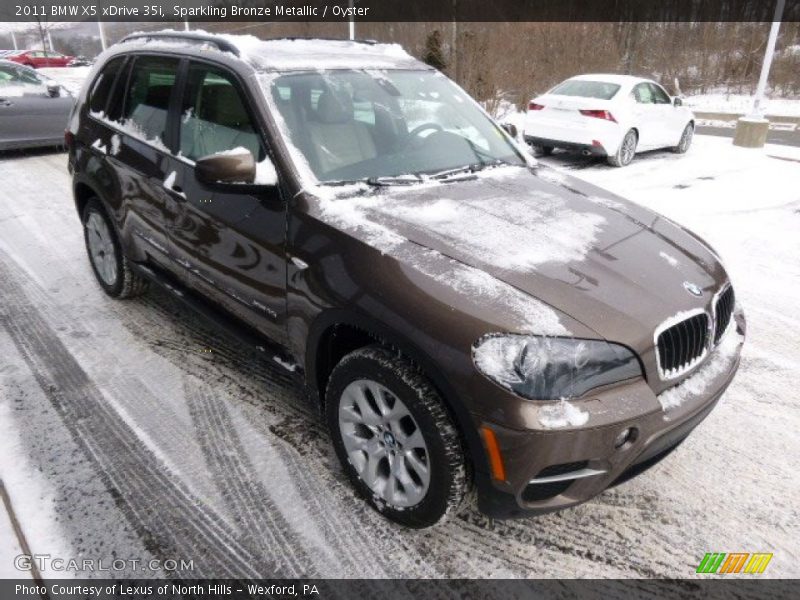 Sparkling Bronze Metallic / Oyster 2011 BMW X5 xDrive 35i