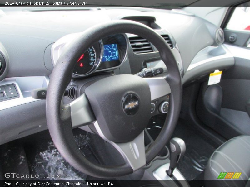 Salsa / Silver/Silver 2014 Chevrolet Spark LS