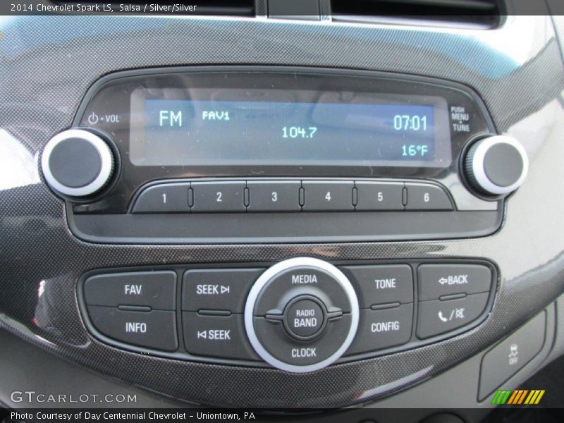 Salsa / Silver/Silver 2014 Chevrolet Spark LS