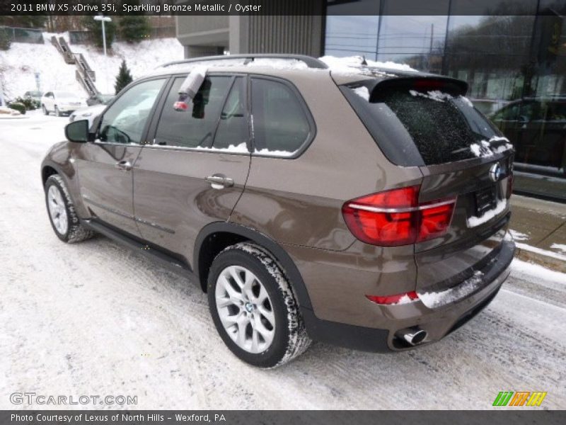 Sparkling Bronze Metallic / Oyster 2011 BMW X5 xDrive 35i