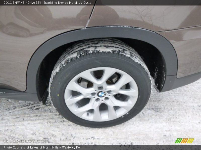Sparkling Bronze Metallic / Oyster 2011 BMW X5 xDrive 35i