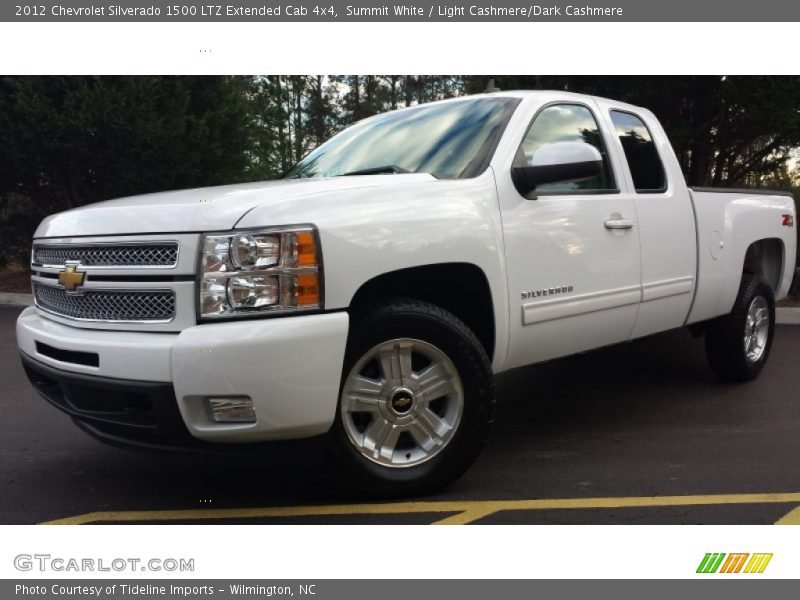 Summit White / Light Cashmere/Dark Cashmere 2012 Chevrolet Silverado 1500 LTZ Extended Cab 4x4