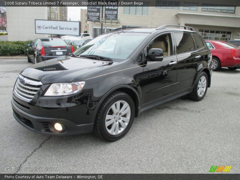 Obsidian Black Pearl / Desert Beige 2008 Subaru Tribeca Limited 7 Passenger