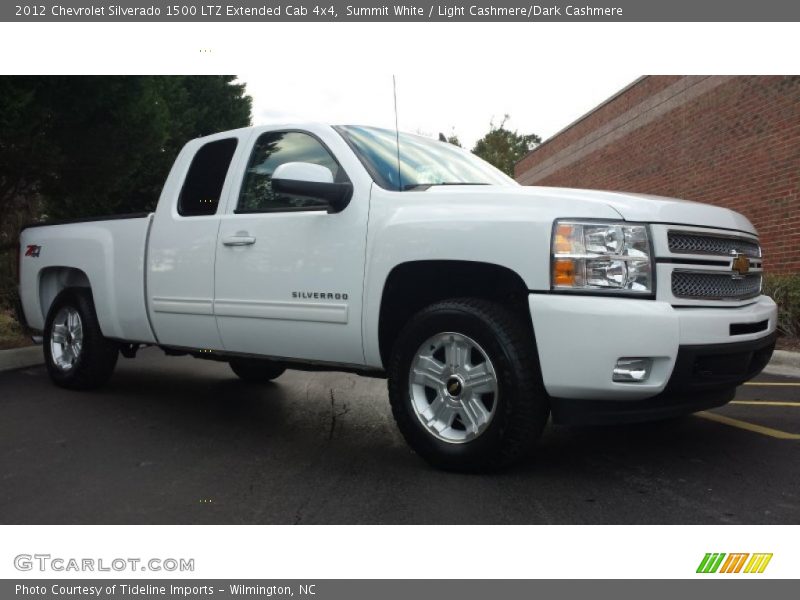 Summit White / Light Cashmere/Dark Cashmere 2012 Chevrolet Silverado 1500 LTZ Extended Cab 4x4