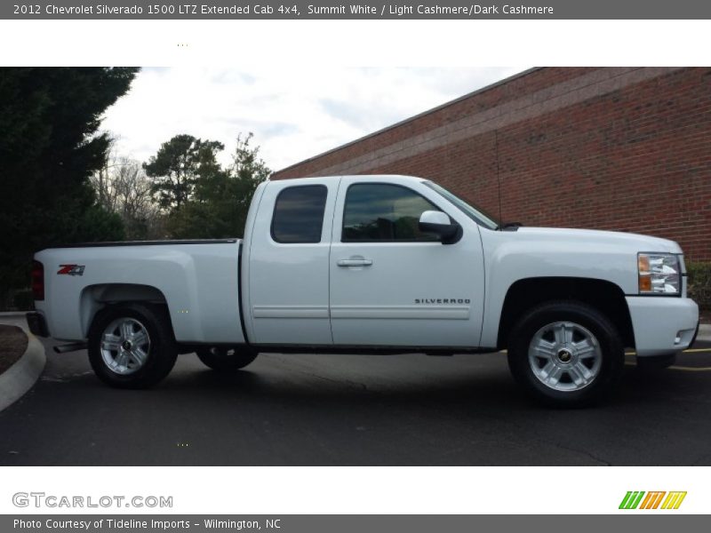 Summit White / Light Cashmere/Dark Cashmere 2012 Chevrolet Silverado 1500 LTZ Extended Cab 4x4