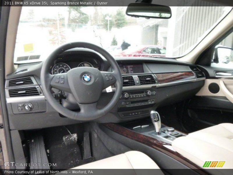 Sparkling Bronze Metallic / Oyster 2011 BMW X5 xDrive 35i