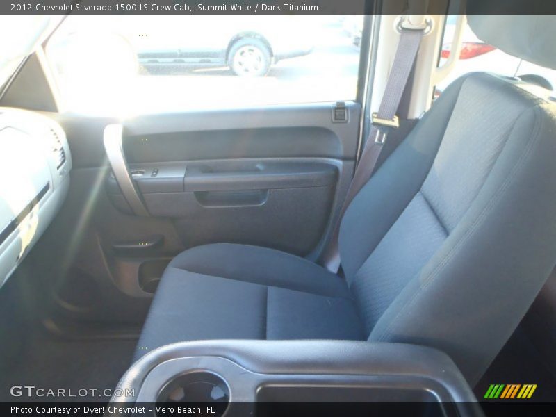 Summit White / Dark Titanium 2012 Chevrolet Silverado 1500 LS Crew Cab