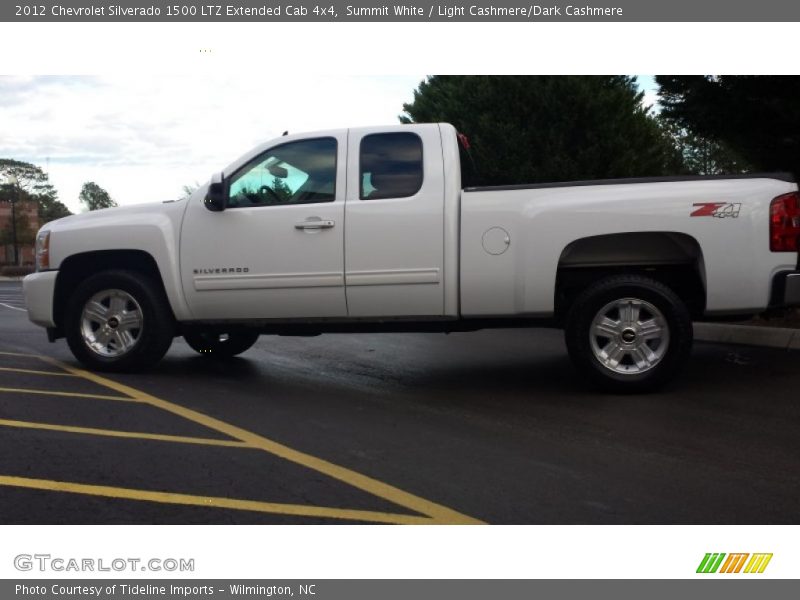 Summit White / Light Cashmere/Dark Cashmere 2012 Chevrolet Silverado 1500 LTZ Extended Cab 4x4