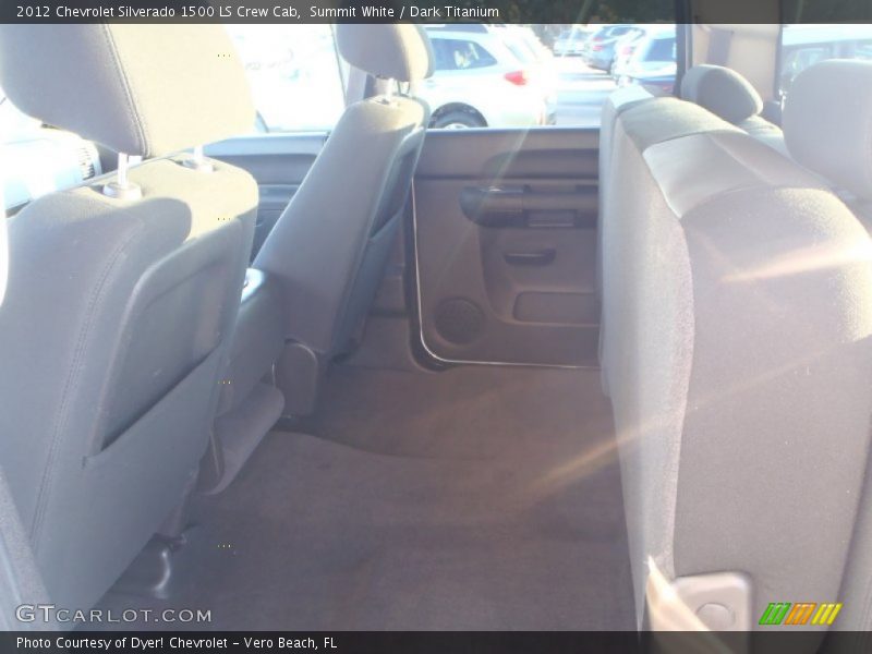 Summit White / Dark Titanium 2012 Chevrolet Silverado 1500 LS Crew Cab