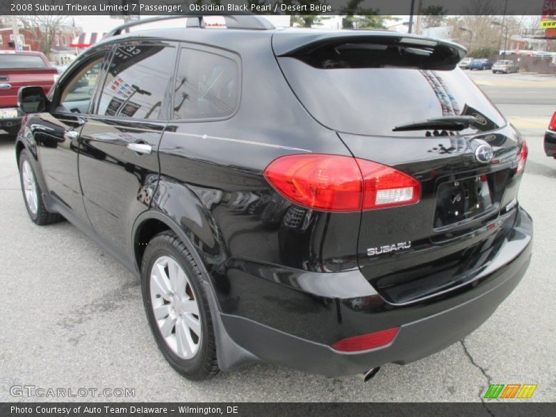 Obsidian Black Pearl / Desert Beige 2008 Subaru Tribeca Limited 7 Passenger