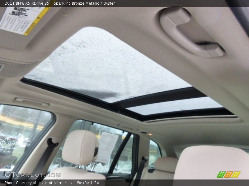 Sparkling Bronze Metallic / Oyster 2011 BMW X5 xDrive 35i